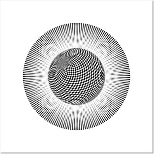 Circled Optical Illusion - #17 Posters and Art